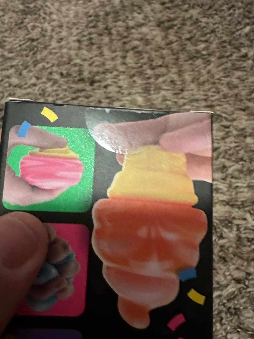 NeeDoh Nice Cream Cone- Orange - Picture 7 of 7